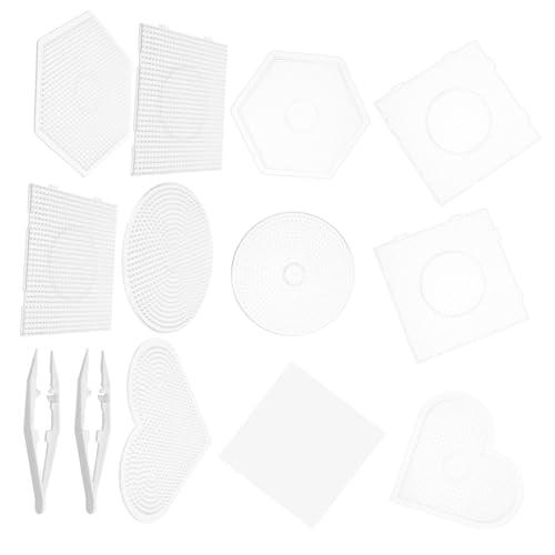 Toyvian Teiliges Bügelperlen Steckplatten mit Formen Herz Sechseck Kreis und Bügelpapier Wiederverwendbar für Kreatives Basteln und Perlen für Bastelfreunde Toyvian Teiliges Bügelperlen Steckplatten mit Formen Herz Sechseck Kreis und Bügelpapier Wiederverwendbar für Kreatives Basteln und Perlen für Bastelfreunde von Toyvian