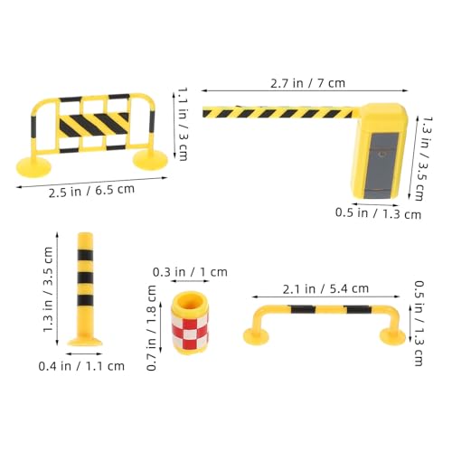 Toyvian Teiliges Miniatur Straßenverkehrszeichen Spielzeugset mit Realistischen Verkehrsbarrieren und Farbenfrohen Verkehrskegeln Leicht Tragbar Pädagogisch für Verkehrserziehung und Toyvian Teiliges Miniatur Straßenverkehrszeichen Spielzeugset mit Realistischen Verkehrsbarrieren und Farbenfrohen Verkehrskegeln Leicht Tragbar Pädagogisch für Verkehrserziehung und von Toyvian