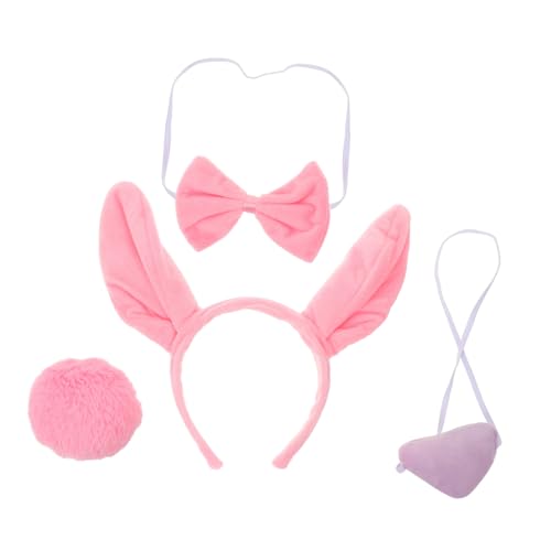 Toyvian Teiliges Tierkostüm Plüsch Tierohren Haarreif Nase Fliege und Verstellbare Halloween Cosplay Accessoires für Jungen und Mädchen Bunte Kreative Kopfbedeckung für Schulaufführungen Toyvian Teiliges Tierkostüm Plüsch Tierohren Haarreif Nase Fliege und Verstellbare Halloween Cosplay Accessoires für Jungen und Mädchen Bunte Kreative Kopfbedeckung für Schulaufführungen von Toyvian