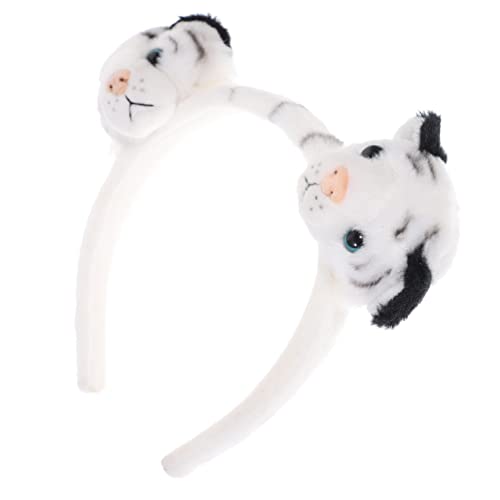 Toyvian Tierisches Stirnband Schweinekostüm Kopfschmuck Leopard Kinderkostüme Hirschschwanz Panda-maske Tier-stirnband Streifenhörnchen Dalmatiner Kostüm Für Erwachsene Panda- Plüsch von Toyvian