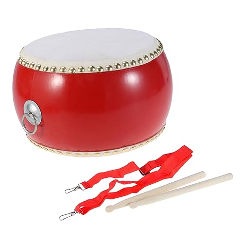 Toyvian Trommel Spielzeug Für Kinder Chinesische Trommel Spielzeug Trommel-Musikinstrument-Spielzeug Kinder Spielset Musikspielzeug Musik-Trommel-Spielzeug Schlagzeug-Musical Bambus von Toyvian