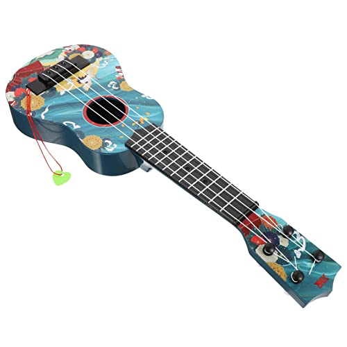 Toyvian Ukulele Für Gitarrenmodell Für Kinderinstrument Kleinkind Musikinstrument Pädagogische Gitarre Für Kleinkind Gitarre Blue Plastik von Toyvian