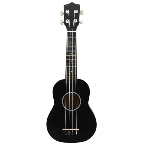 Toyvian Ukulele Mini - Instrumente Gitarre Mini - Gitarre Musikinstrumente Gitarre Holz Black von Toyvian