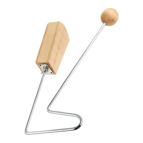 Toyvian Vibraslap Schlaginstrument Aus Holz Professionelles Percussion Instrument Für Musikinstrument Zur Frühkindlichen Und Entspannung Für Musikunterricht von Toyvian