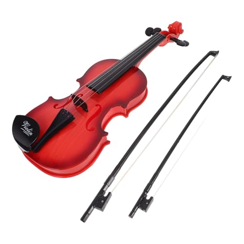 Toyvian Violine Für Anfänger Spielbares Violinenspielzeug Kleines Musikinstrument Für Zur Heimdekoration Musiklernen Und Aufführung von Toyvian