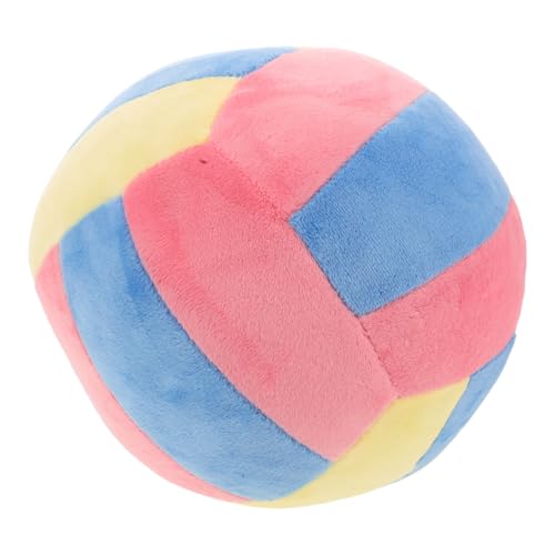 Toyvian Volleyballkissen Plüsch-Volleyball Weiches Hundeball-plüschball-hundespielzeug Volleyball-plüsch Fußball-wurfskissen Kissen Gefüllt Plüschtiere Figurenkissen Pp Baumwolle von Toyvian