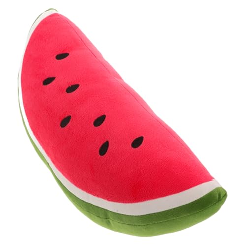 Toyvian Wassermelonenkissen Fruchtweiches Plüschkissen Plüschsofakissen Fruchtkissen Plüschtier Mit Gefüllten Früchten Wassermelonenpuppe Wassermelonen-plüschtier Sommerkissen Kinderkissen von Toyvian