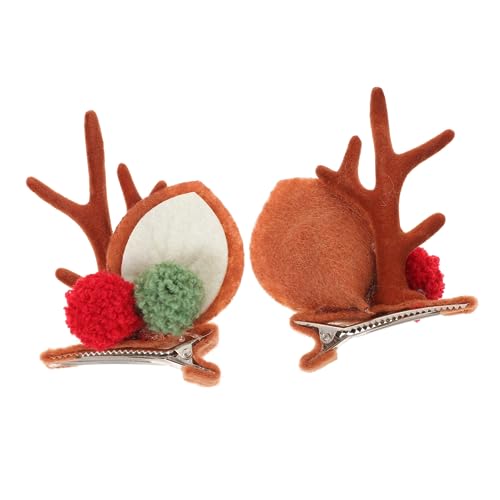 Toyvian Weihnachtliche Geweih Haarclips Süße Rentier Haarspangen Braun Rotgrün Weihnachtsdekoration Festlich für Mädchen und Damen Geeignet für Party und Alltag Toyvian Weihnachtliche Geweih Haarclips Süße Rentier Haarspangen Braun Rotgrün Weihnachtsdekoration Festlich für Mädchen und Damen Geeignet für Party und Alltag von Toyvian