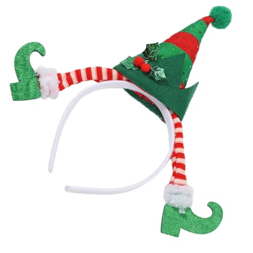 Toyvian Weihnachtlicher Haarreif Leicht und Bequem für Xmas Party Cosplay Foto Requisit Festlicher Kopfschmuck mit Elfbeinen und Weihnachtsmütze für Damen Toyvian Weihnachtlicher Haarreif Leicht und Bequem für Xmas Party Cosplay Foto Requisit Festlicher Kopfschmuck mit Elfbeinen und Weihnachtsmütze für Damen von Toyvian