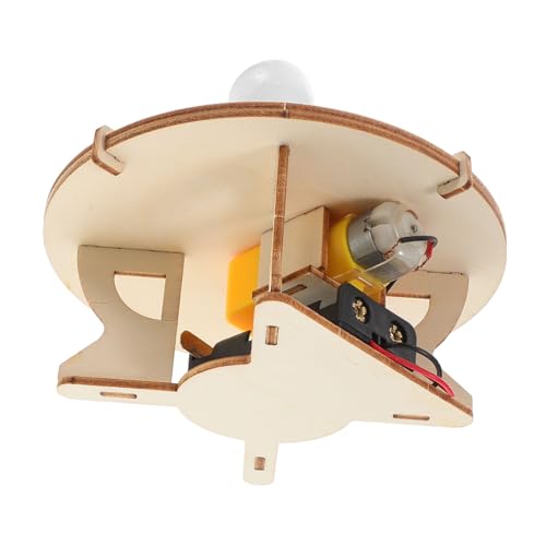 Toyvian Weltraummaterialpaket Planeten Modelle Montage-Puzzle-Modell Baukasten Mond-Erde-Puzzle Wissenschaftliche Rätsel Lernspielzeug Bastelpuzzle Sonnensystem Für Kinder Holz Khaki von Toyvian