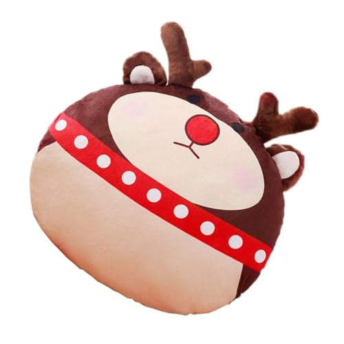 Toyvian Winterlicher Plüsch Handwärmer Elch Kuschelkissen Weiches Hautfreundliches Stofftier als Wärmendes für Weihnachten Toyvian Winterlicher Plüsch Handwärmer Elch Kuschelkissen Weiches Hautfreundliches Stofftier als Wärmendes für Weihnachten von Toyvian