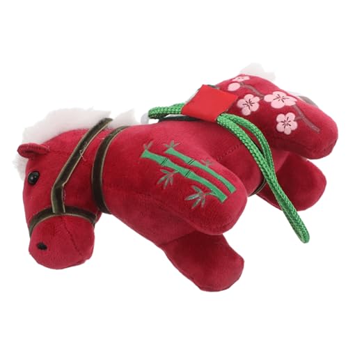 Toyvian Zodiac Pferd Plüschanhänger Weiches Stofftier Glückssymbol Vielseitig als Auto Schlüsselanhänger und Heimdekoration Frühlingsfest Toyvian Zodiac Pferd Plüschanhänger Weiches Stofftier Glückssymbol Vielseitig als Auto Schlüsselanhänger und Heimdekoration Frühlingsfest von Toyvian