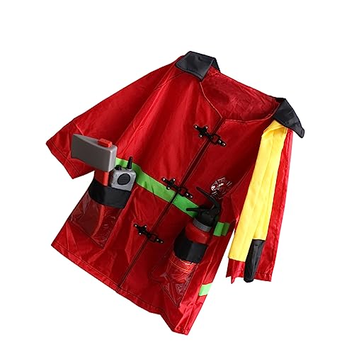 Toyvian interessante Cosplay-Kleidung kinderkostüme Halloween kinderkostum Halloween Halloween-Partyzubehör Halloween-Outfits für Kinder Feuerwehrbekleidung für Kinder von Toyvian