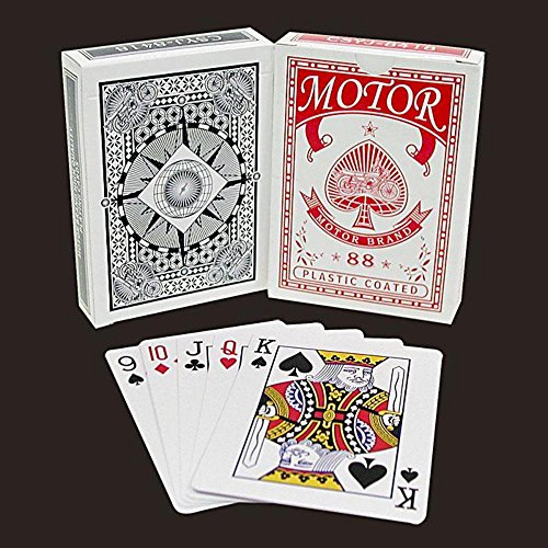 Trademark One Deck of Motor Playing Cards, Red von Trademark Poker