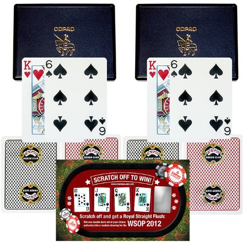 Trademark Poker +2012 WSOP Entry Chance ESPN Copagt Spielkarten 2er Set von Trademark Poker