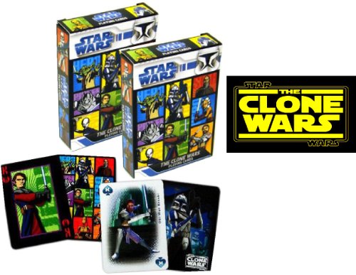 Trademark Poker Star Wars Clone Wars Spielkarten, 2 Decks von Trademark Poker