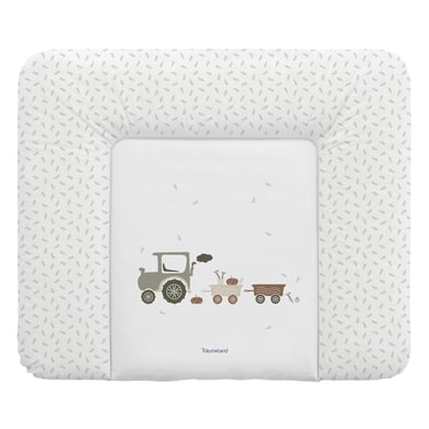 Träumeland Wickelauflage Little Farm grün 75 x 85 cm von Träumeland