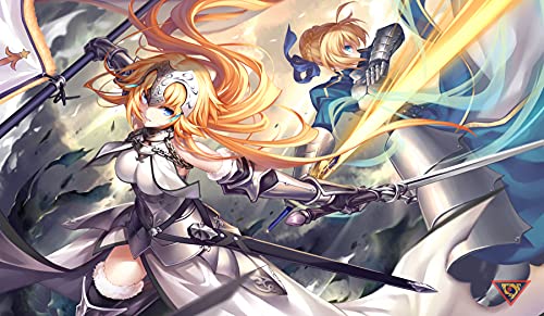 Playmat / Riesenmauspad 01 - Schicksal, Schwert und Lineal von Transcend Cards