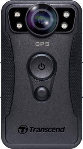 Transcend TS128GDPB40A Bodycam Spritzwassergeschützt, GPS, Interner Speicher von Transcend