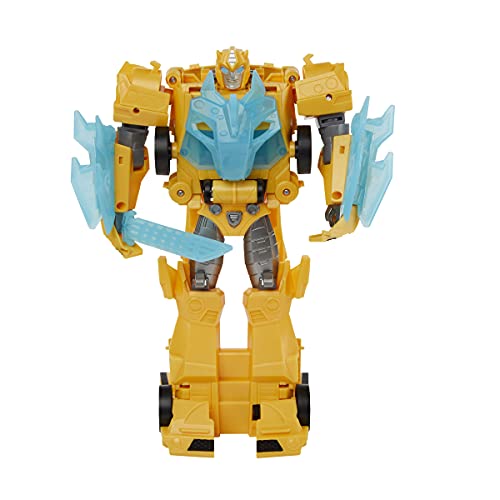 Transformers Spielzeug Bumblebee Cyberverse Adventures Roll N’ Change Bumblebee Action-Figur zum Anschieben, ab 6 Jahren, 25 cm, F2730, Multi von Transformers