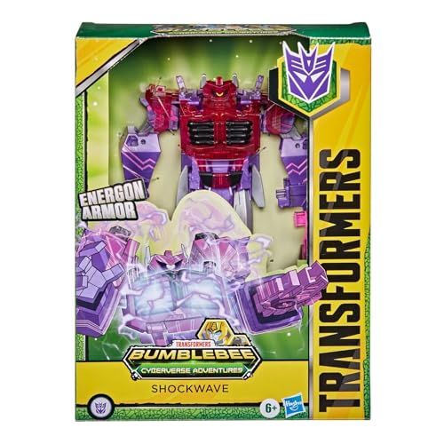 Transformers E7113ES0 Toys Cyberverse Ultimate Class Shockwave Action-Figur, kombiniert mit Energon Armour zum Power Up, f r Kinder ab 6 Jahren, 22,9 cm von Transformers