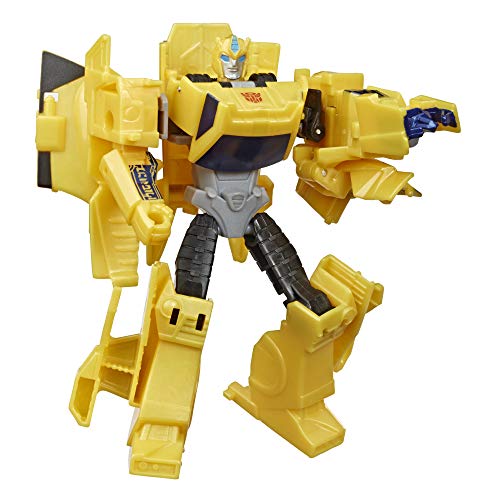 Transformers Bumblebee Cyberverse Adventures Action Attackers Warrior-Klasse Bumblebee Action-Figur, Sting Shot Attacke, 13,5 cm von Transformers