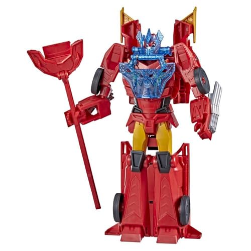 Transformers Bumblebee Cyberverse Adventures Dinobots Unite Toys Ultimate Class Autobot Hot Rod Figur, Energon Armor, ab 6 Jahren, 22,9 cm von Transformers