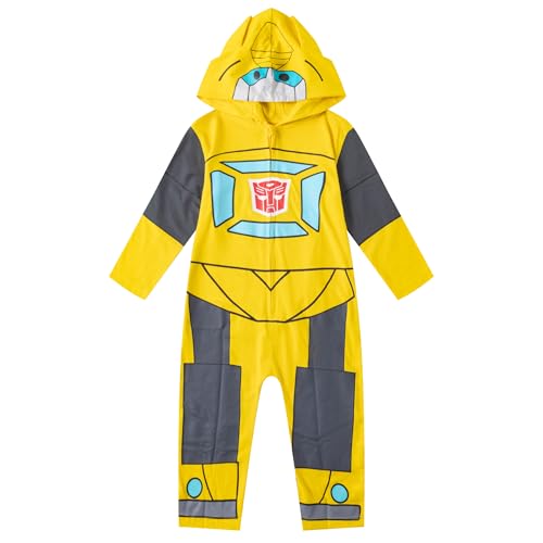 Transformers Bumblebee Jungen Cosplay-Overall mit Kapuze für Kleinkinder bis kleine Kinder von Transformers