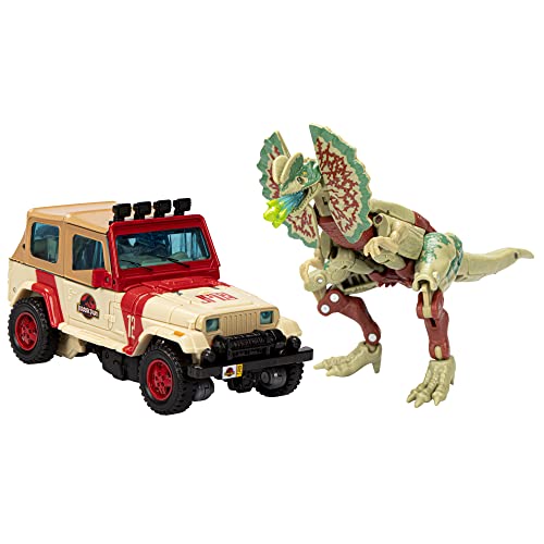 Transformers Collaborative, Jurassic Park x, Dilophocon und Autobot JP12, Actionfigur von Transformers