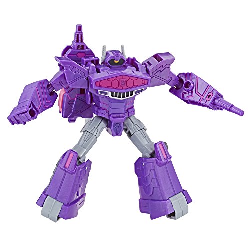 Transformers Cyberverse Shockwave Decepticon Wave Cannon Warrior Class Action Figure von Transformers