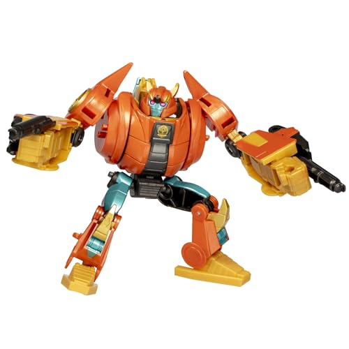 Transformers EarthSpark Deluxe Class Terran Jawbreaker 12,7 cm Roboter Actionfigur, umwandelt in 16 Schritten, interaktives Spielzeug für Jungen & Mädchen ab 6 Jahren von Transformers