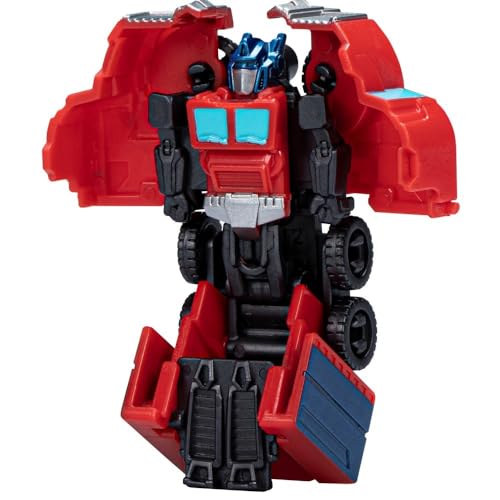 Transformers EarthSpark Tacticon Optimus Prime Figur, 6 cm, Roboterspielzeug für Kinder ab 6 Jahren von Transformers