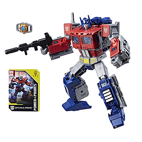 Transformers Generations : Power of The Primes – Leader Class – Optimus Prime – 22cm Actionfigur mit Accessories von Transformers