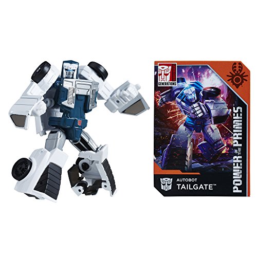 Transformers Generations : Power of The Primes – Legends Class – Tailgate – Actionfigur mit Sammelfigurenkarte von Transformers