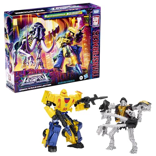 Transformers Generations Legacy Wreck ‘N Rule Collection G2 Universe Leadfoot und Masterdominus, Amazon Exclusive, ab 8 Jahren, 14 cm, F3079, Multi von Transformers