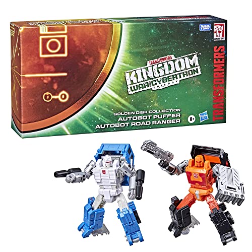 Transformers Generations War for Cybertron Golden Disk Collection Chapter 1, Autobot Road Ranger und Autobot Puffer, Amazon Exclusive, 14 cm von Transformers