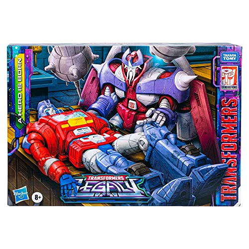 Transformers Legacy A Hero is Born Alpha Trion & Orion Pax Actionfigur, 2er-Pack von Transformers