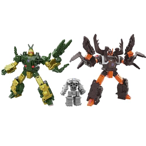 Transformers Legacy United Doom 'n Destruction Collection, Mayhem Attack Squad Converting Actionfigur, 3er-Pack, Chop Shop & Barrage, ab 8 Jahren (exklusiv bei Amazon) von Transformers