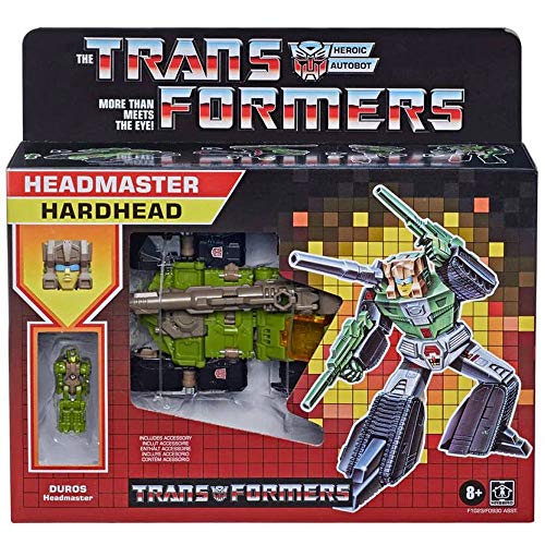 Transformers Moderne Figur 2021 in Retro Verpackung Autobot Headmaster Hardhead mit Hartschalen von Transformers