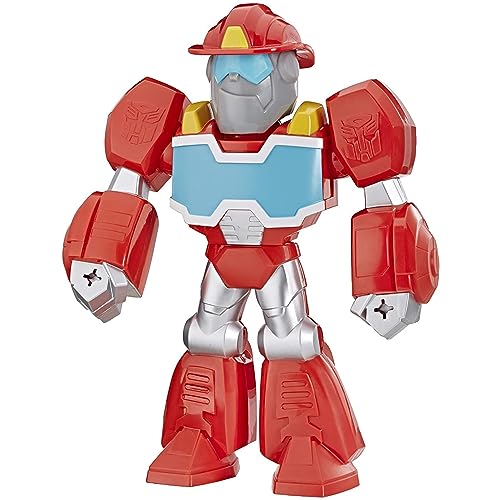 Transformers Playskool Heroes Mega Mighties Rescue Bots Academy Optimus Prime Figur, 25,4 cm Figur, Sammelspielzeug für Kinder ab 3 Jahren von Transformers