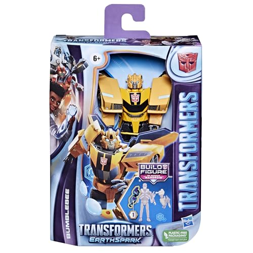 Transformers Spielzeug EarthSpark Deluxe-Klasse Bumblebee, 12,5 cm große Action-Figur, Roboterspielzeug für Kinder ab 6 von Transformers