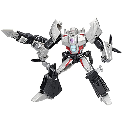 Transformers Spielzeug EarthSpark Warrior-Klasse Megatron, 12,5 cm große Action-Figur, Roboterspielzeug für Kinder ab 6 von Transformers