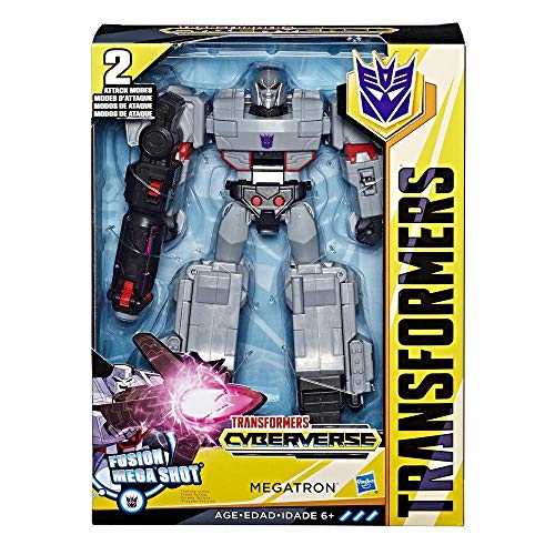 Transformers Toys Cyberverse Action Attackers Ultimate Class Megatron Action Figure - Repeatable Fusion Mega Shot Action Attack - for Kids Ages 6 & Up, 11.5" von Transformers