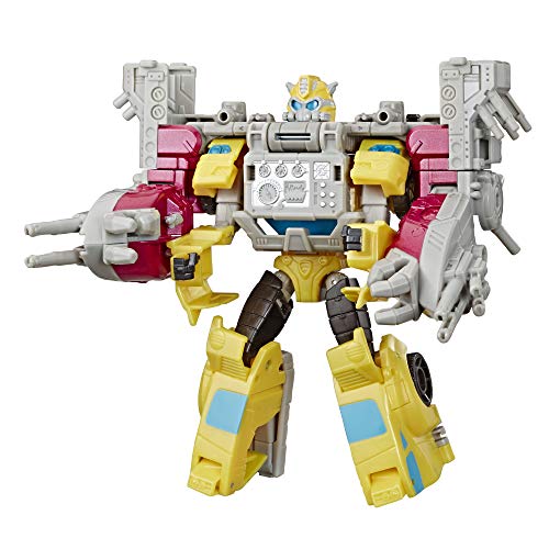 Transformers Toys Cyberverse Spark Armor Bumblebee Actionfigur – kombiniert mit Ocean Storm Spark Armor Fahrzeug zum Power Up – für Kinder ab 6 Jahren, 14,6 cm von Transformers