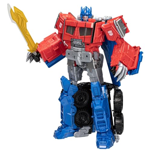 Transformers Toys Rise of The Beasts Film, Beast-Mode Optimus Prime Spielzeug mit Lichtern und Geräuschen, ab 6 Jahren, 25,4 cm von Transformers