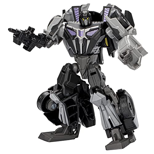 Transformers Toys Studio Series Deluxe Class 02 Gamer Edition Barricade Spielzeug, 11,4 cm, Actionfigur für Jungen und Mädchen ab 8 Jahren von Transformers