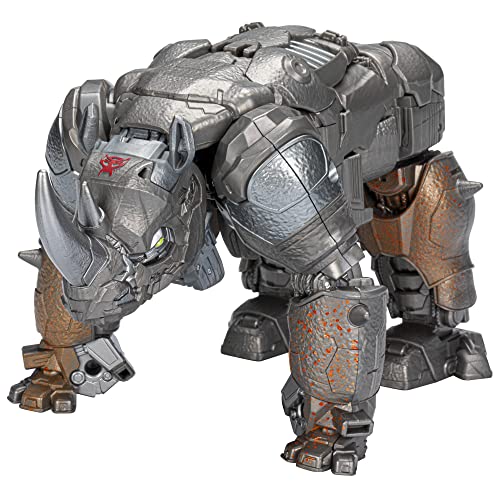 Transformers Spielzeug zum Film Aufstieg der Bestien, Smash Changer Rhinox Figur ab 6, 22,5 cm von Hasbro