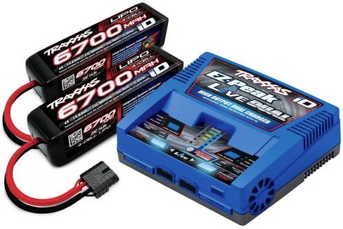 Traxxas EZ-Peak Live Dual +2x LiPo-Akku Modellbau-Ladegerät 26A LiPo, NiMH Minus-Delta-U Abschaltun von Traxxas