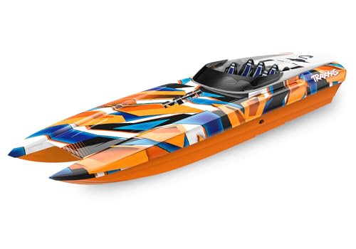 Traxxas DCB M41 40 Zoll Catamaran Brushless Speed Boot +TSM RTR X Orange von TRAXXAS