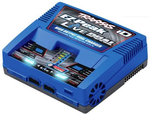 Traxxas EZ-Peak Live Dual Modellbau-Ladegerät 26A LiPo, NiMH Minus-Delta-U Abschaltung, Akkuerkennu von Traxxas